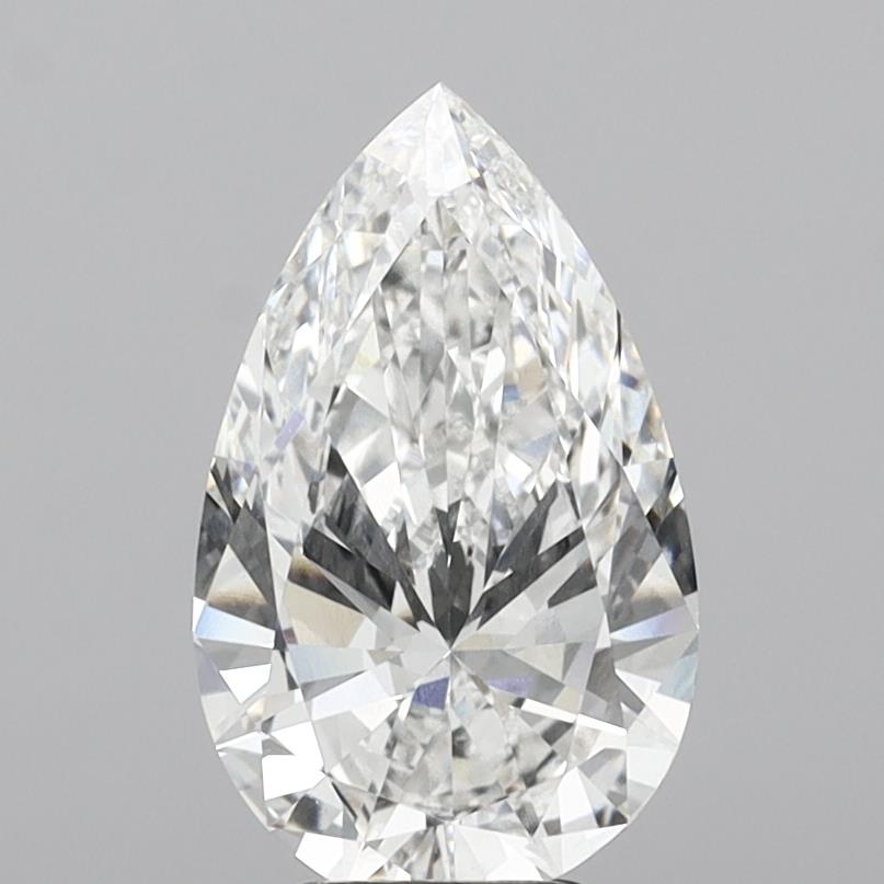 4.52ct Pear, F VVS2 — IGI
