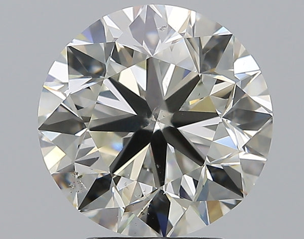 4.01ct Round Natural Diamond — J SI2, GIA Certified