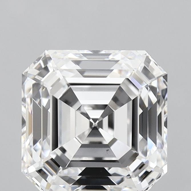 3.08ct Asscher Lab-Grown Diamond — D VVS2, IGI Certified