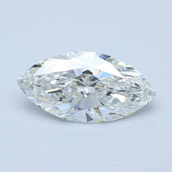 5.7ct Marquise, F VS2 — IGI