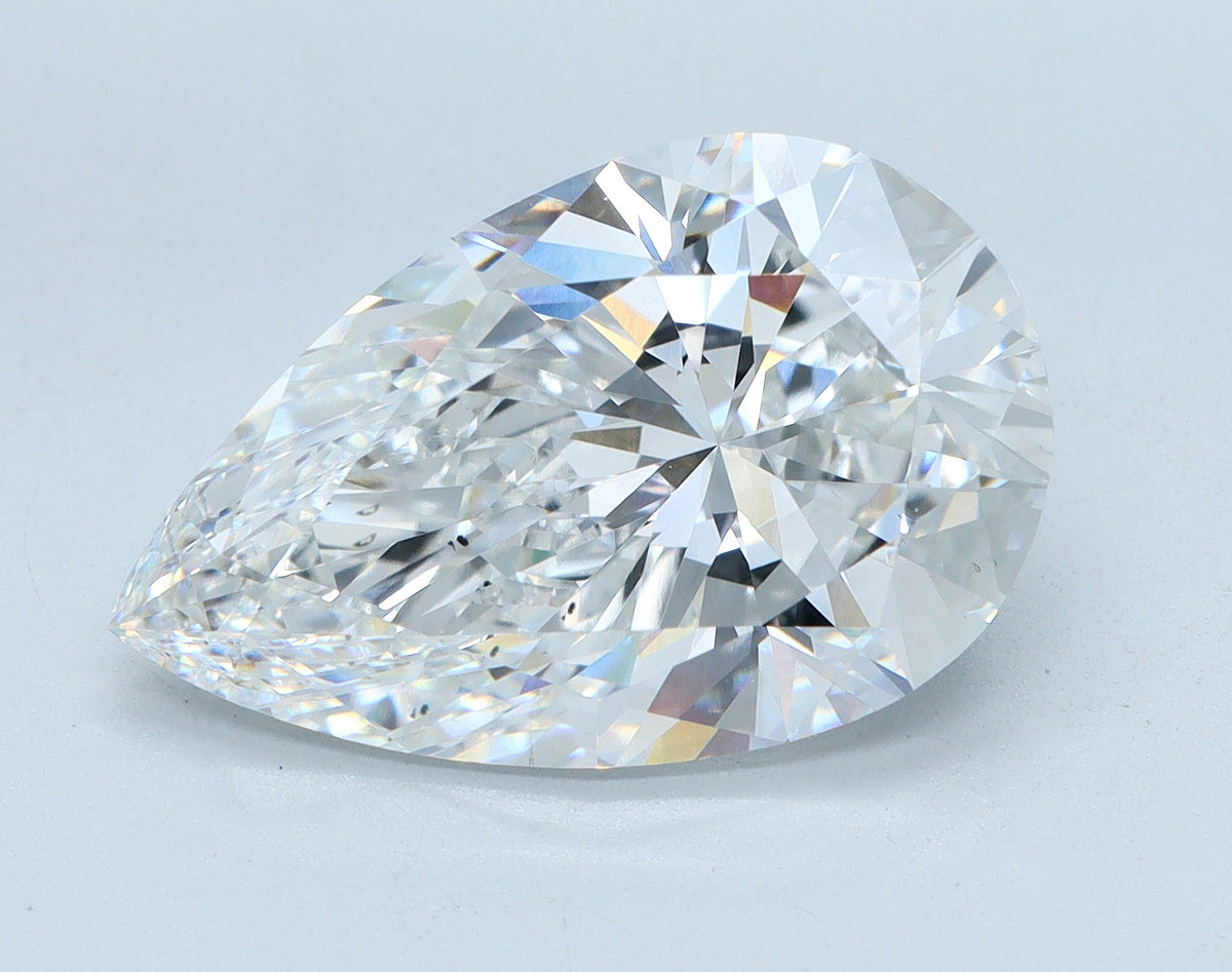 5.04ct Pear, E VS2 — IGI