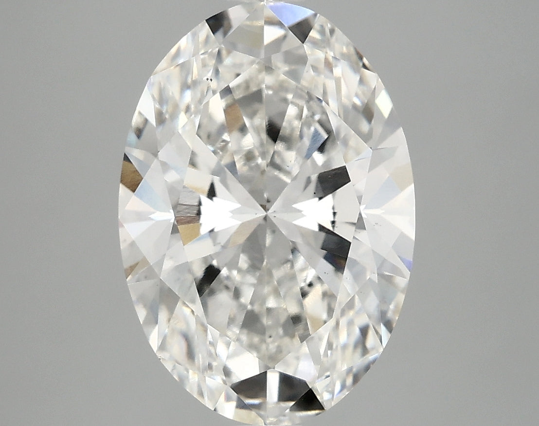 4.07ct Oval, F VS2 — IGI