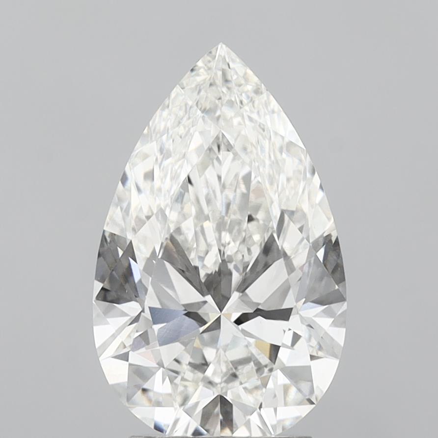 3.08ct Pear, F VVS2 — IGI