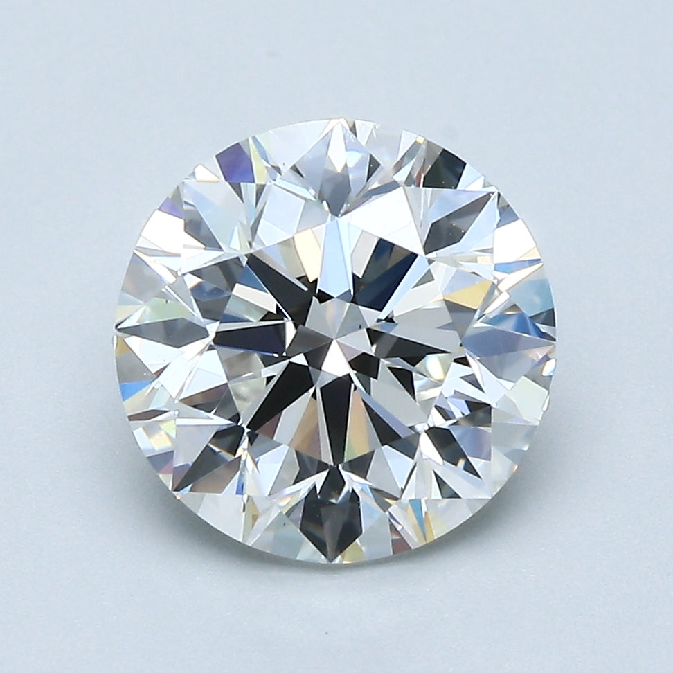 2.81ct Round Natural Diamond — F VS1, GIA Certified