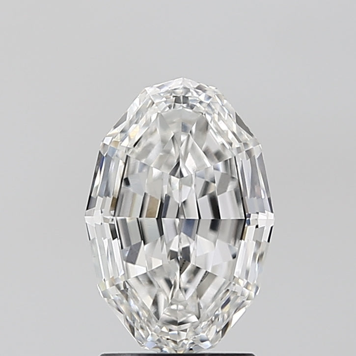 2.24ct Oval Step Cut, E VS1 — IGI