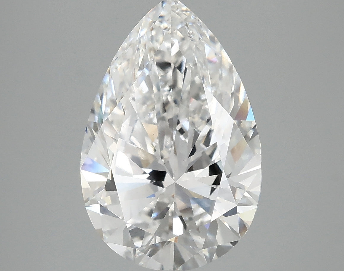 4.06ct Pear, E VS1 — IGI