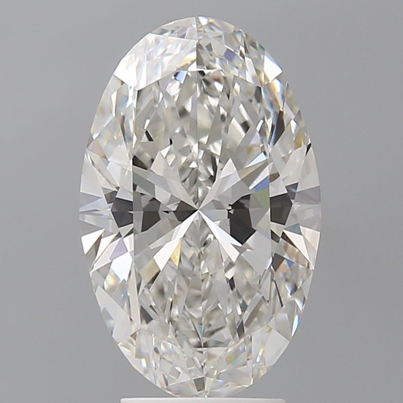 4.06ct Oval Lab-Grown Diamond — F VVS2, IGI Certified
