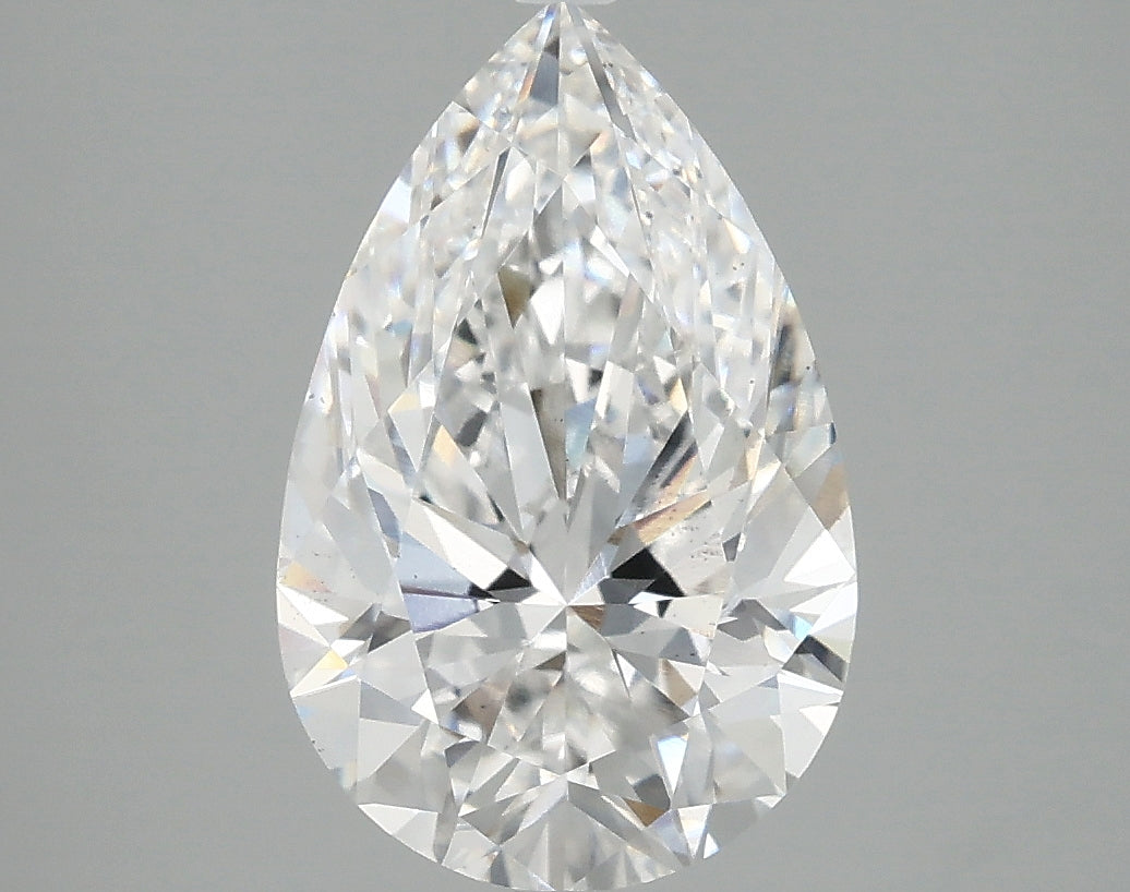 3.02ct Pear Lab-Grown Diamond — D VS2, IGI Certified