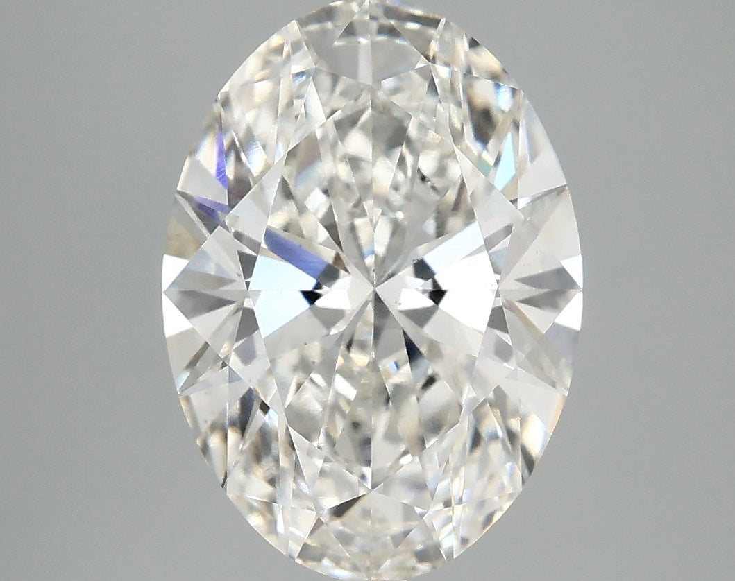 3.68ct Oval, F VS2 — IGI