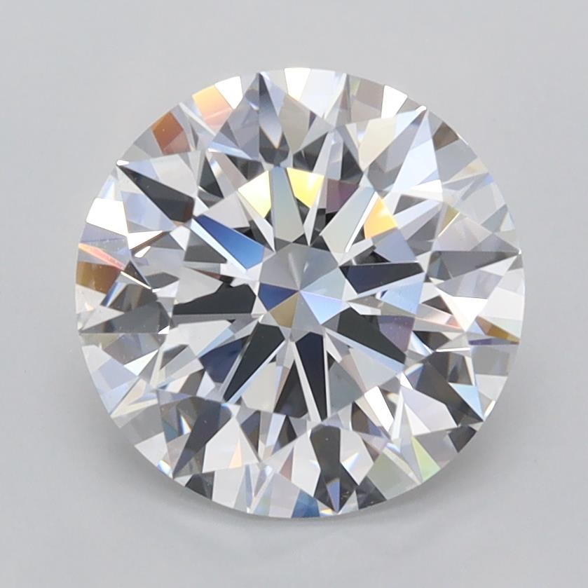 2.41ct Round, D VVS1 — IGI
