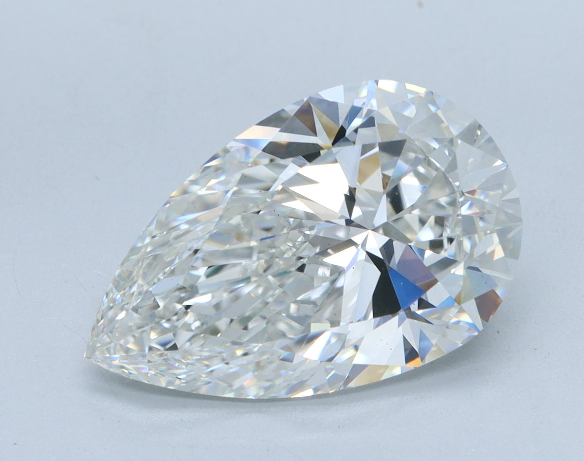 5.05ct Pear Lab-Grown Diamond — F VS2, IGI Certified