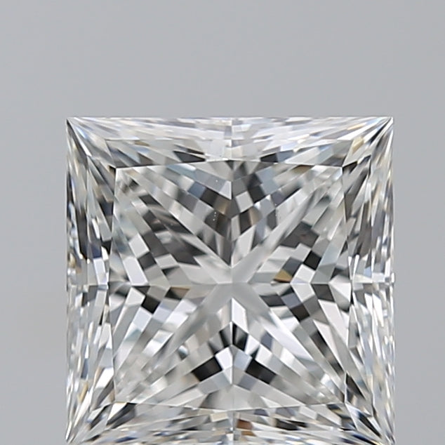 4.08ct Princess Natural Diamond — F VS2, GIA Certified