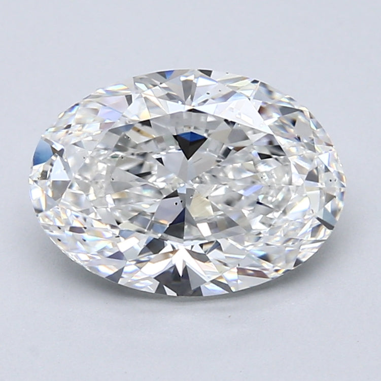 2.7ct Oval Natural Diamond — E SI1, GIA Certified