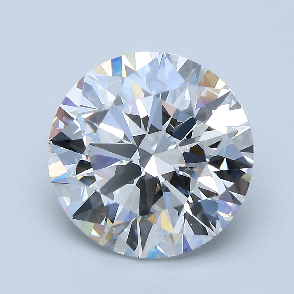 5.19ct Round, D VS2 — IGI