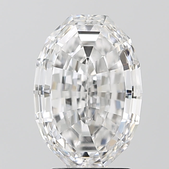 4.26ct Oval Step Cut, E VS1 — IGI