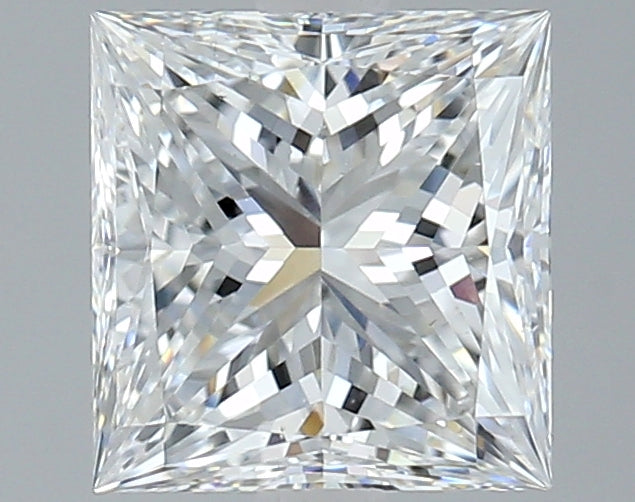 2.0ct Princess Natural Diamond — F VS2, GIA Certified