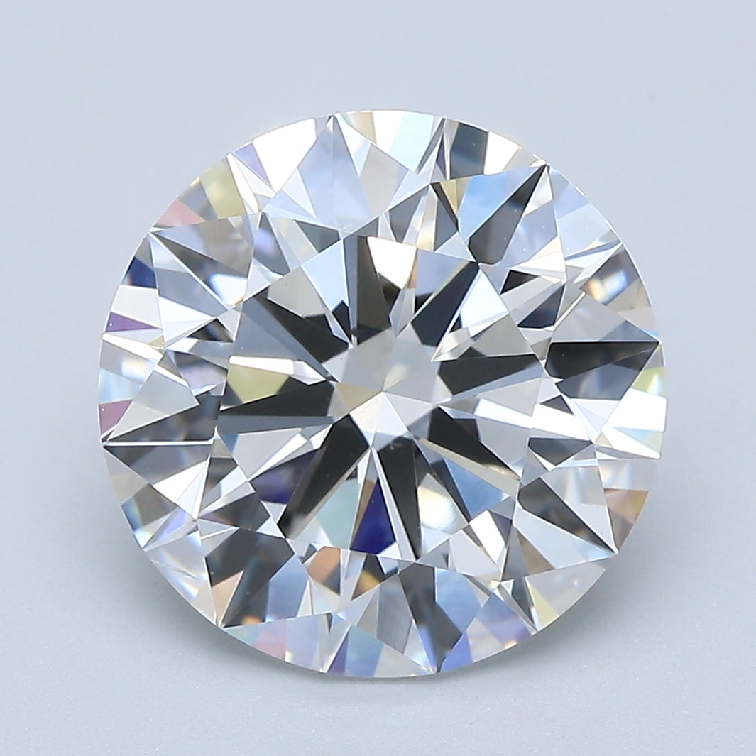 5.08ct Round, D VS2 — IGI