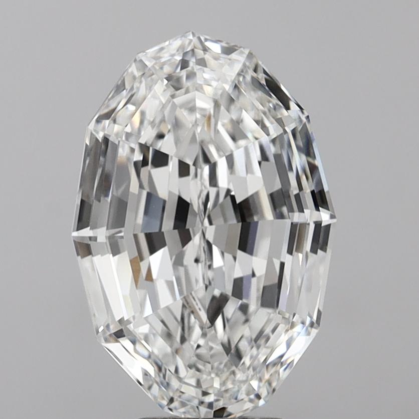 6.1ct Step Oval, E VVS2 — IGI