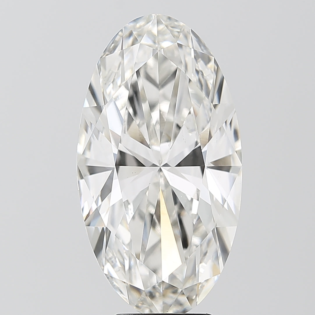 7.22ct Moval, G VS2 — IGI