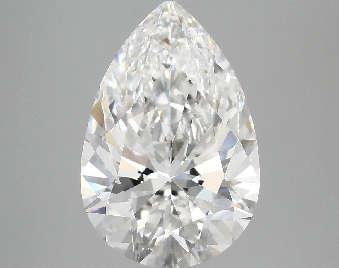4.1ct Pear, D VVS2 — IGI
