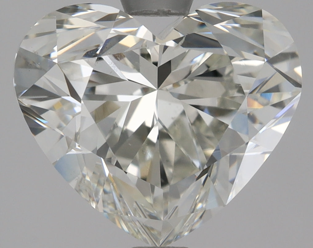 2.16ct Heart Natural Diamond — J SI1, GIA Certified