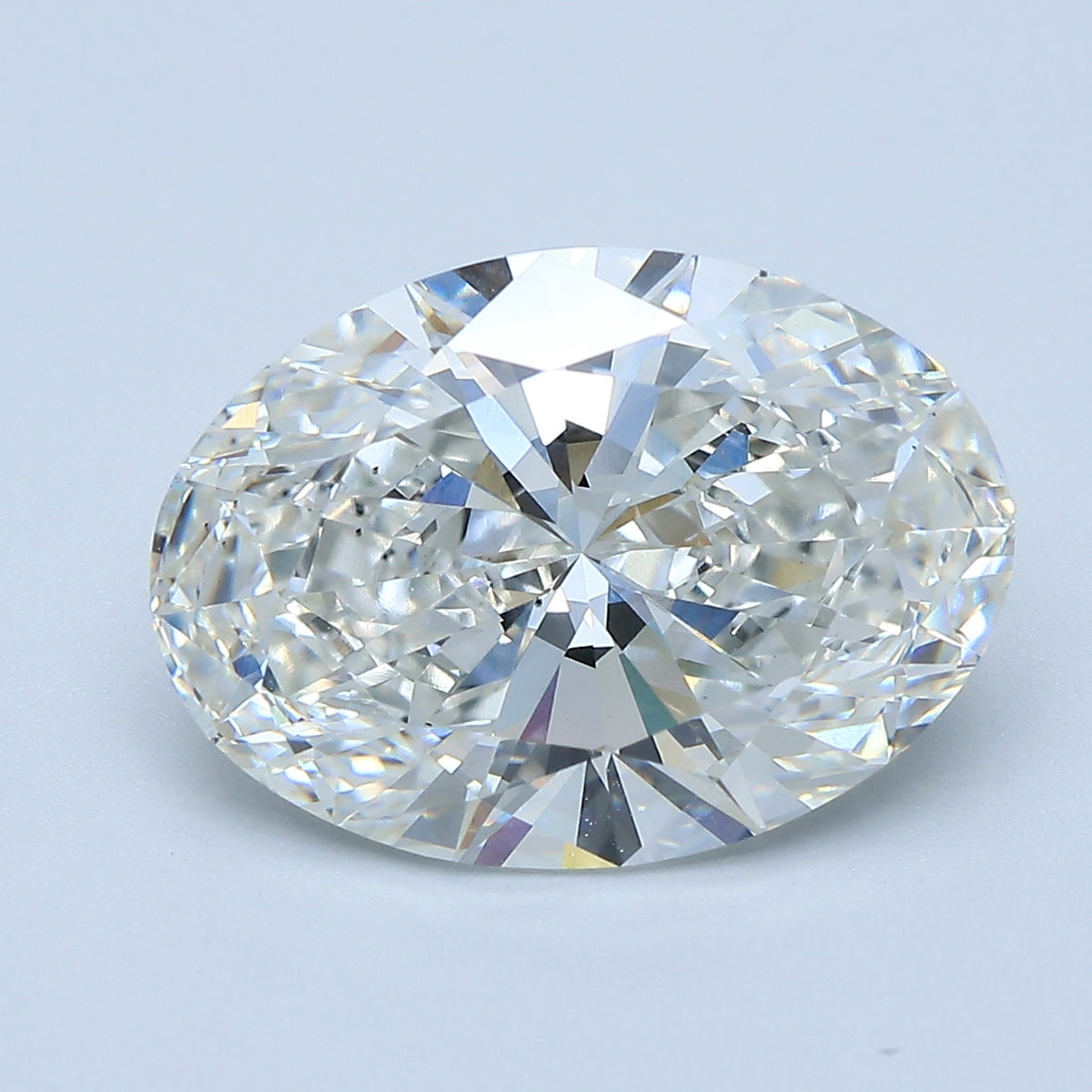 5.56ct Oval, F VS2 — IGI