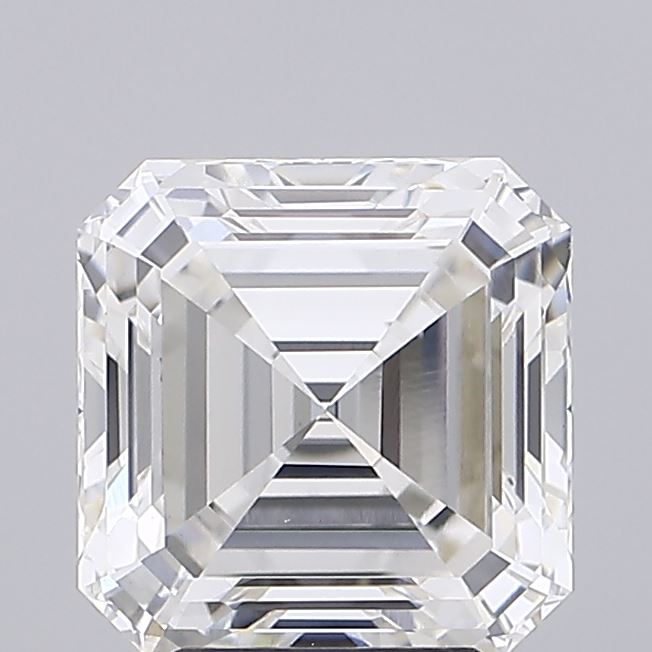 4.16ct Asscher, F VVS2 — IGI