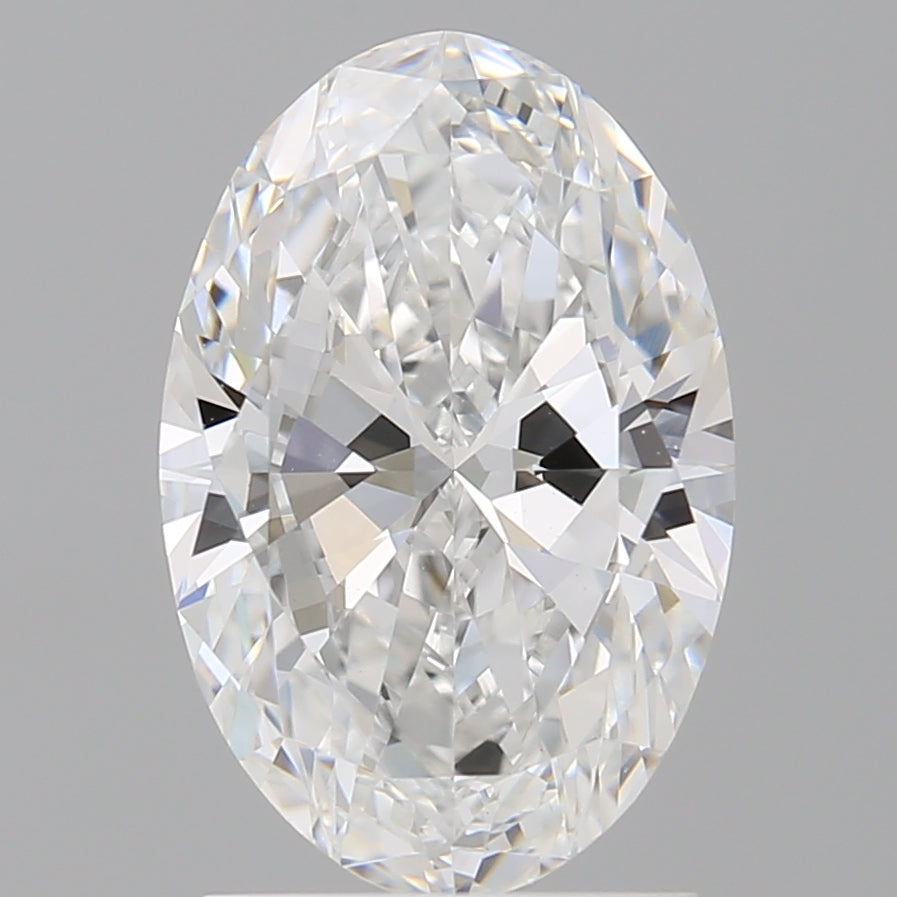 2.0ct Oval Lab-Grown Diamond — D VVS2, IGI Certified