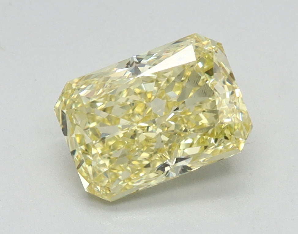 1.31ct Radiant Fancy Vivid Yellow Lab-Grown Diamond — VS1 | IGI