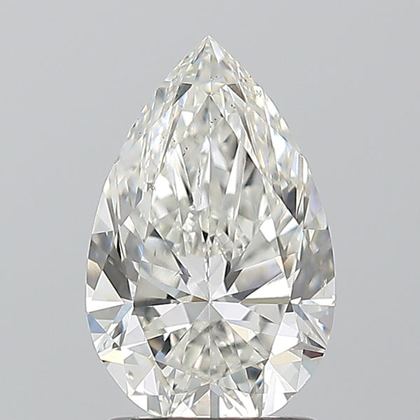 1.5ct Pear Natural Diamond — H SI1, GIA Certified