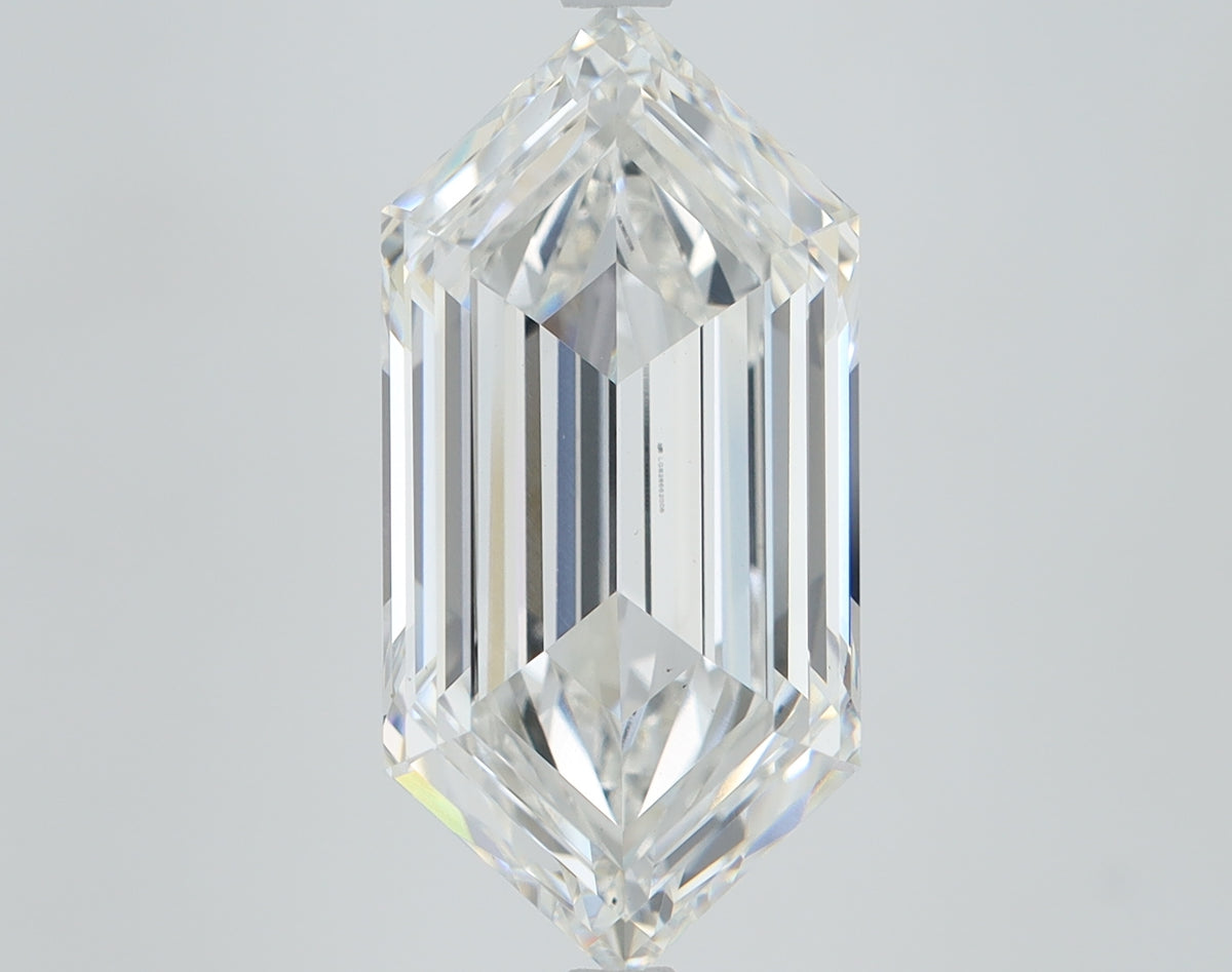 6.32ct Hexagonal Step Lab-Grown Diamond — E VS1, IGI Certified