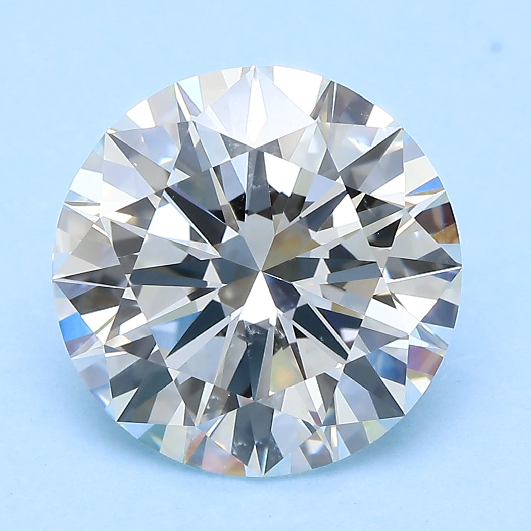5.04ct Round Natural Diamond — H SI1, GIA Certified