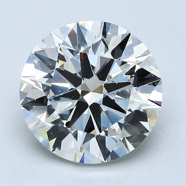 3.01ct Round Natural Diamond — H VS2, GIA Certified