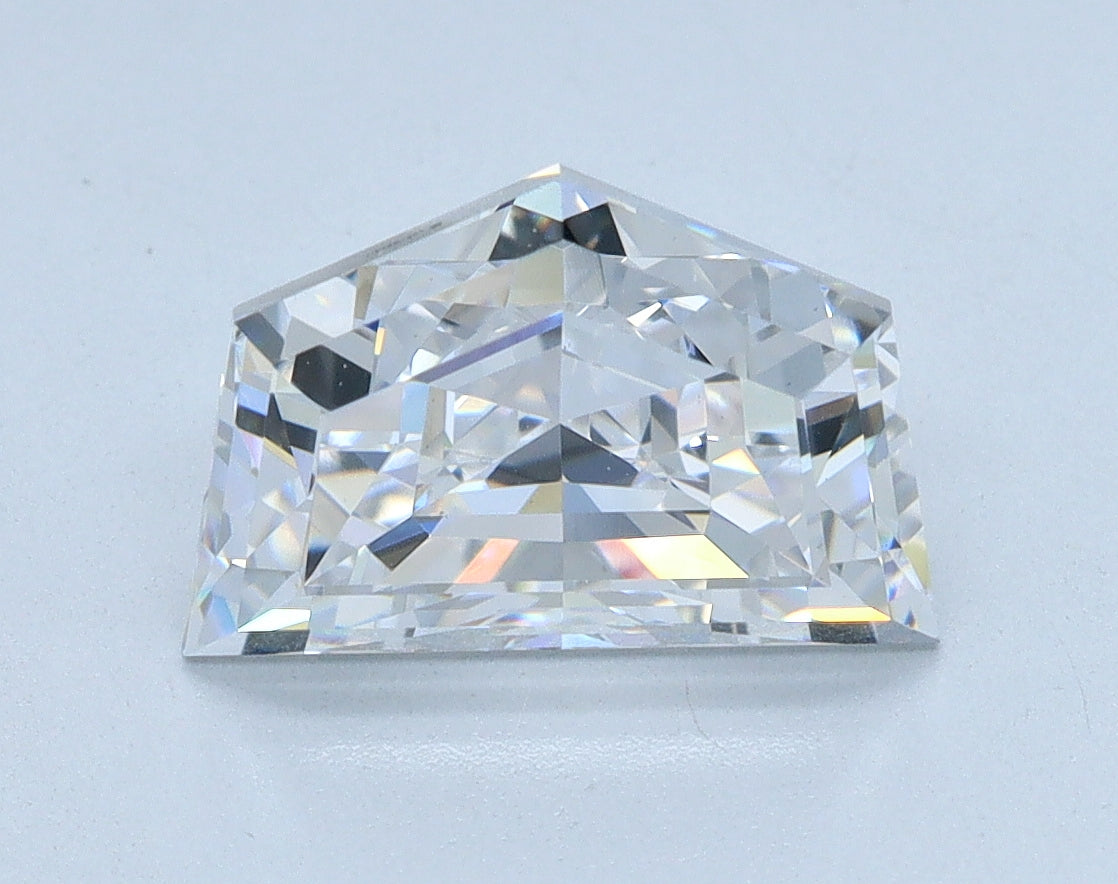 2.11ct Pentagonal Modified Bril, D VVS2 — IGI
