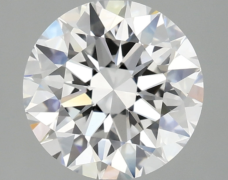 3.07ct Round, E VS1 — IGI