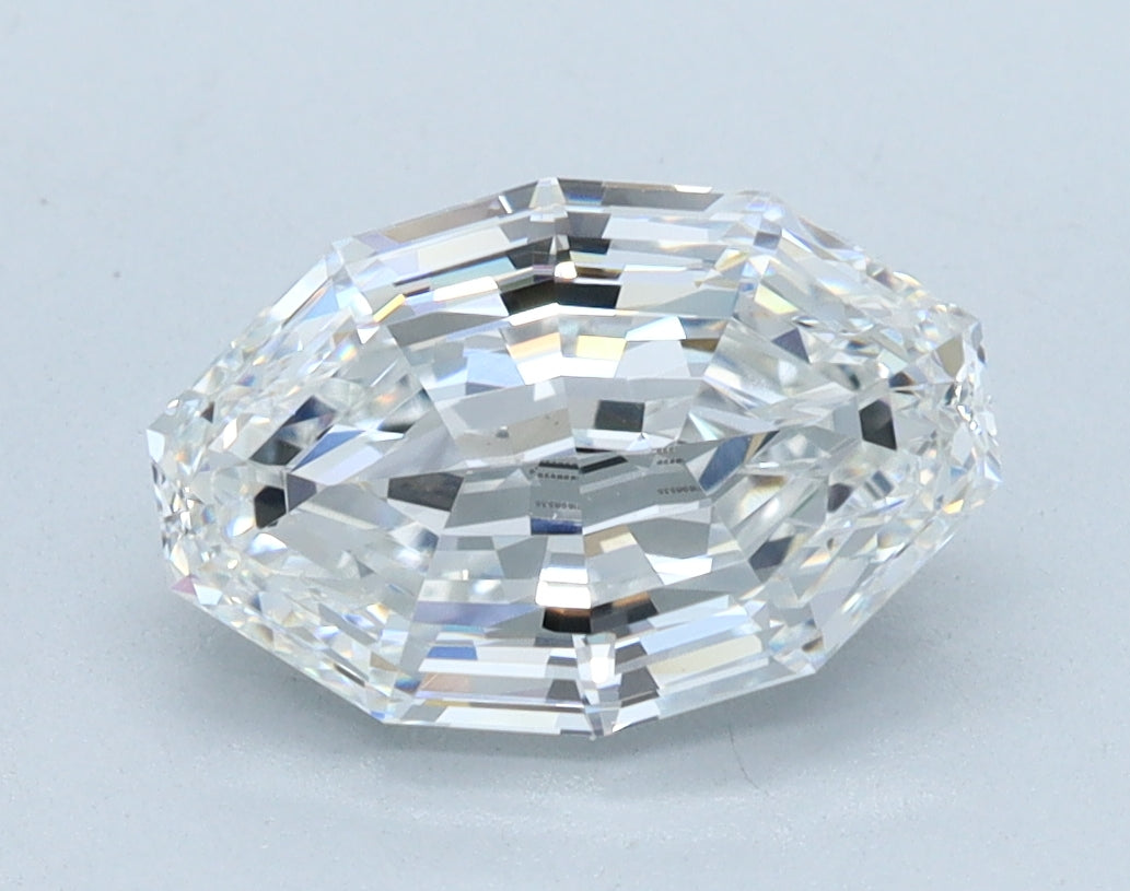 1.88ct Oval Step Cut, E VVS2 — IGI