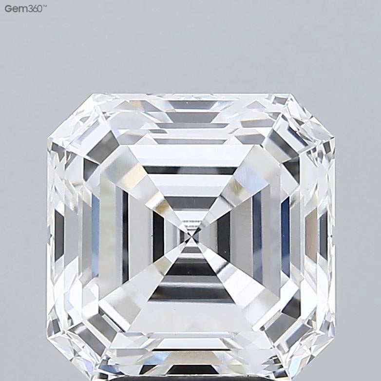 5.07ct Asscher, E VVS2 — IGI