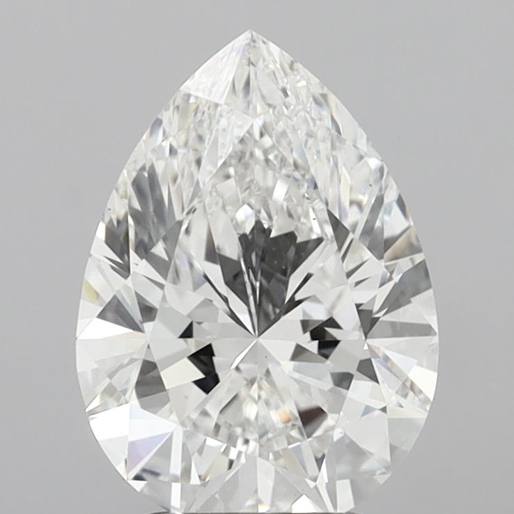 2.9ct Pear, E VS1 — IGI