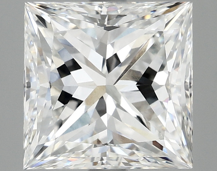 3.78ct Princess, F VVS2 — IGI