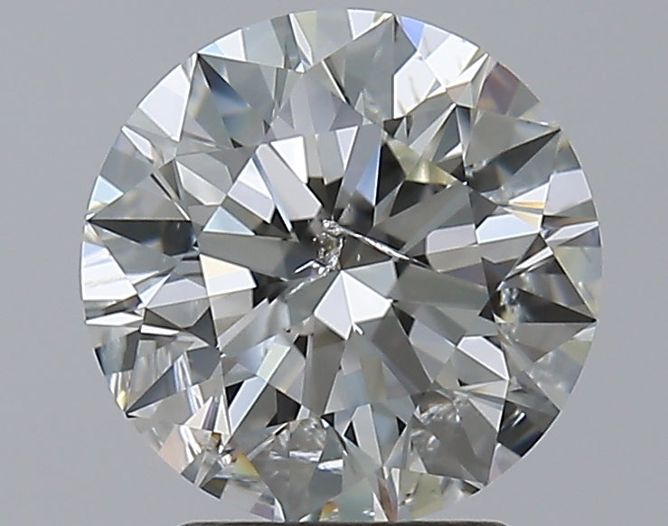 2.5ct Round Natural Diamond — J SI2, GIA Certified