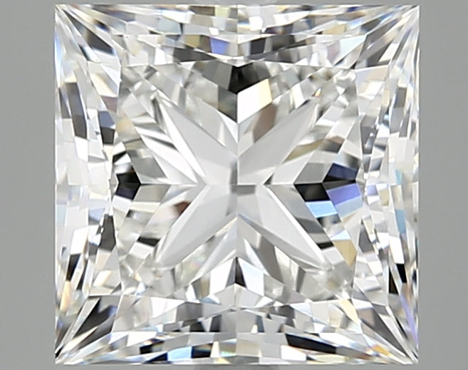 3.86ct Princess, F VVS2 — IGI