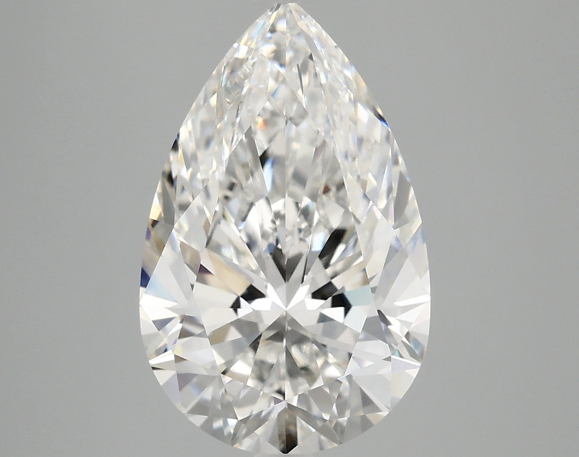 4.09ct Pear, F VVS2 — IGI