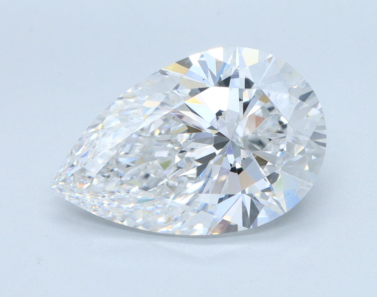 4.52ct Pear, D VS2 — IGI