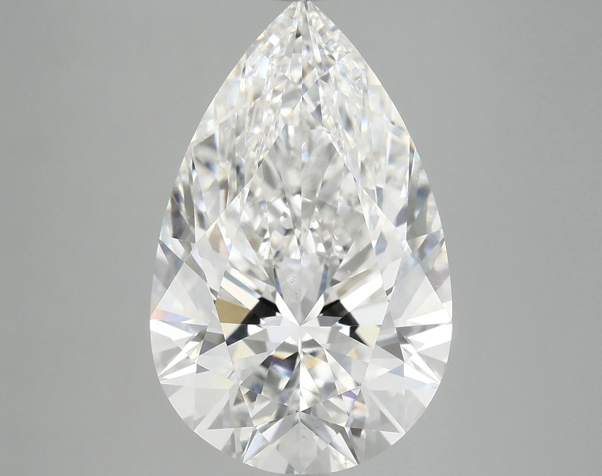 7.58ct Pear, E VS2 — IGI