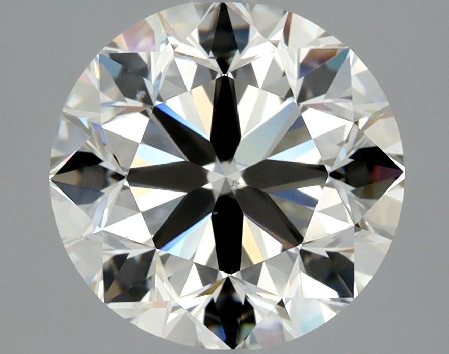 3.0ct Round Natural Diamond — J SI1, GIA Certified
