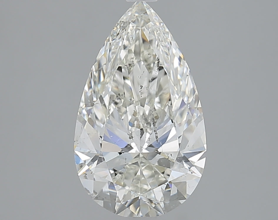 2.5ct Pear Natural Diamond — I SI2, GIA Certified
