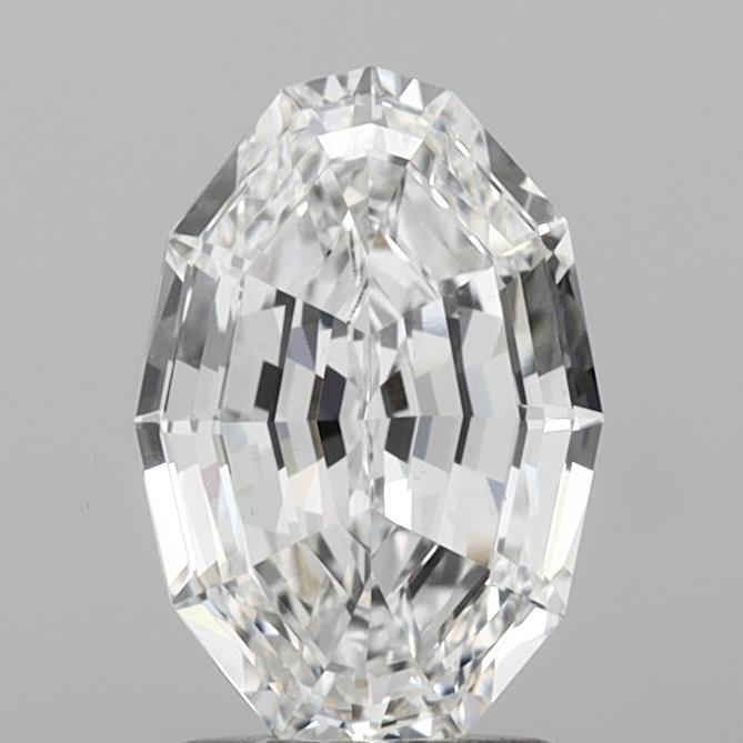 3.02ct Oval Step Cut, F VS1 — IGI