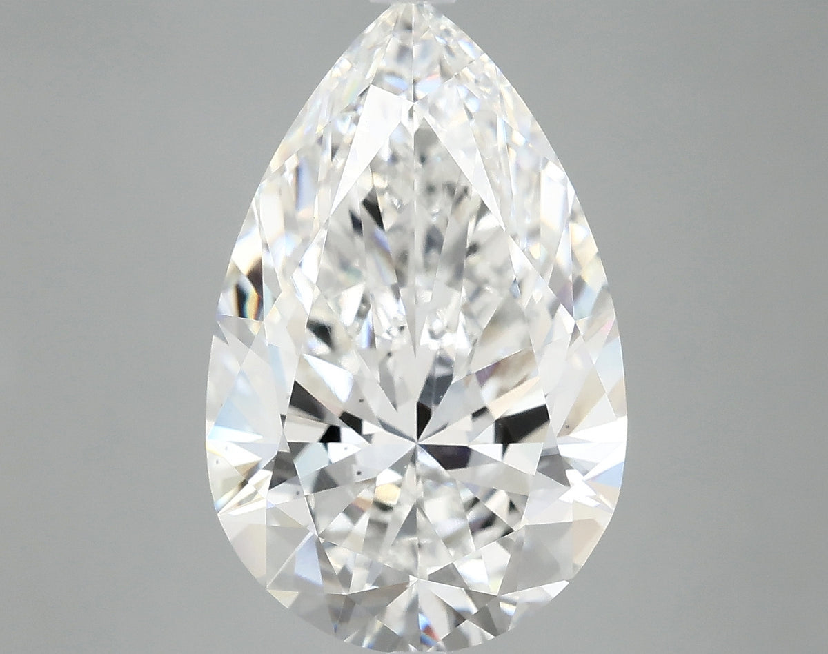 6.01ct Pear, F VS2 — IGI