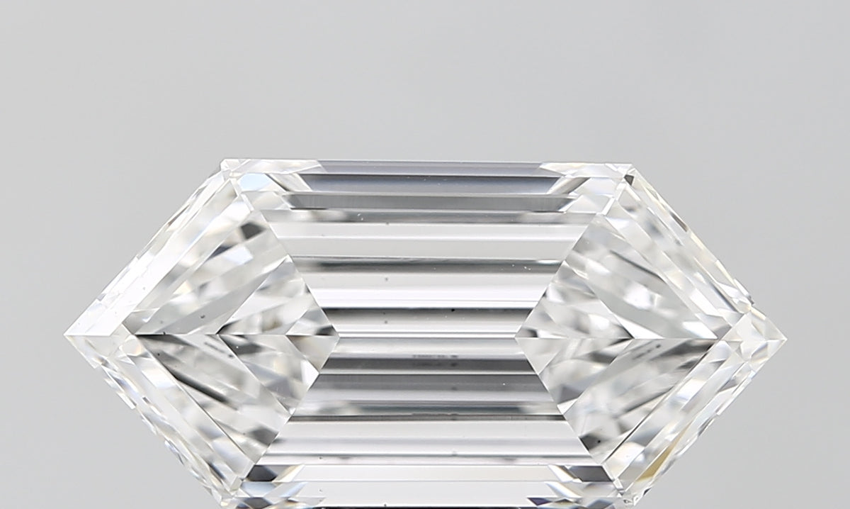 7.63ct Dutch Marquise Step, E VS1 — IGI