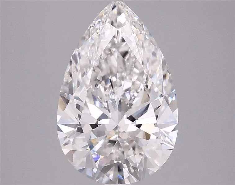 5.55ct Pear, F VVS2 — IGI